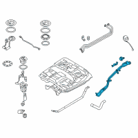 OEM 2009 Hyundai Veracruz Neck Assembly-Fuel Filler Diagram - 31040-3J500
