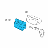 OEM 2001 Honda CR-V Lamp Unit Diagram - 34272-S10-A01