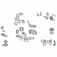 OEM Ford F-150 Evaporator Core Seal Diagram - F75Z-19D578-BA