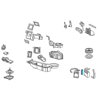 OEM 1998 Ford Expedition Evaporator Core Seal Diagram - F65Z-19D578-AA