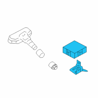 OEM Hyundai Sonata Tpms Module Assembly Diagram - 95800-4R600