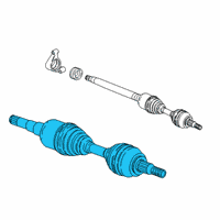 OEM 2019 Chevrolet Blazer Axle Assembly Diagram - 84853407