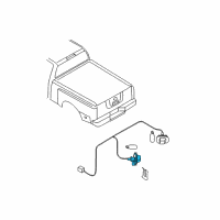 OEM Infiniti Housing Assembly-Licence Plate Diagram - 26514-7S000