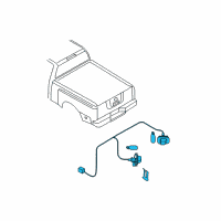 OEM Lamp Licence Diagram - 26510-ZJ00A