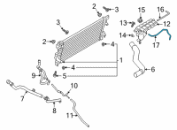 OEM 2021 Ford F-150 Return Hose Diagram - JL3Z-8A365-A