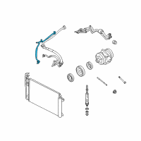 OEM 2010 Ford Fusion Pressure Line Diagram - AH6Z-19835-B