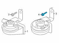 OEM Hyundai Ioniq 5 Bolt-Washer Assembly Diagram - 11281-06256-B