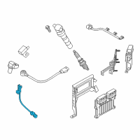 OEM 2019 Kia Sedona Sensor-Crankshaft Angle Diagram - 393103C601