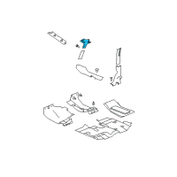 OEM Jeep Wrangler Molding-Windshield Diagram - 1AH02XDVAE