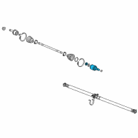 OEM 2017 Honda HR-V Joint Set, Inboard Diagram - 42320-T6B-305