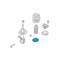 OEM 2014 Nissan Rogue Select Front Spring Rubber Seat Lower Diagram - 54035-JG00A