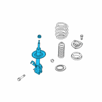 OEM 2014 Nissan Juke STRUT Kit Front LH Diagram - E4303-1KC2A