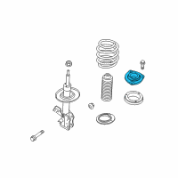 OEM 2020 Nissan Leaf Strut Mounting Insulator Assembly Diagram - 54320-1KA0B