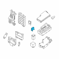 OEM Ford Escape Fuse Holder Diagram - AV6Z-14A034-A