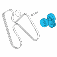 OEM Ram TENSIONER-Belt Diagram - 53030958AG