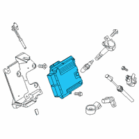 OEM 2018 Ford Mustang EEC Module Diagram - JR3Z-12A650-AJANP