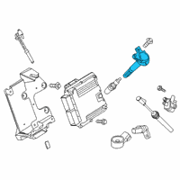 OEM 2021 Ford Mustang Ignition Coil Diagram - JR3Z-12029-A