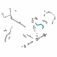 OEM 2000 Nissan Maxima Hose Assy-Suction, Power Steering Diagram - 49717-2Y900
