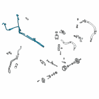 OEM Infiniti I30 Power Steering Hose & Tube Set Diagram - 49710-2Y90A