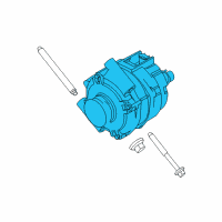 OEM Ford Fusion Alternator Diagram - 9L8Z-10346-A