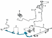 OEM 2020 GMC Sierra 2500 HD Outlet Hose Diagram - 84829445