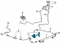 OEM GMC Sierra 2500 HD Generator Control Module Coolant Pump Diagram - 84653457