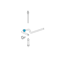 OEM Dodge Neon INSULATOR-SWAY ELIMINATOR Diagram - 4656140AA