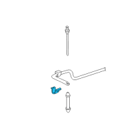 OEM 2005 Dodge Neon Clamp-STABILIZER Bar Cushion Diagram - 4656478AB