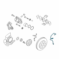 OEM 2015 Hyundai Azera Sensor Assembly-Front ABS.RH Diagram - 59830-3V500