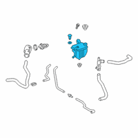 OEM Toyota Corolla Reservoir Diagram - 164A2-0T030