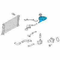 OEM 2011 Mercury Milan Reservoir Diagram - BE5Z-8A080-C