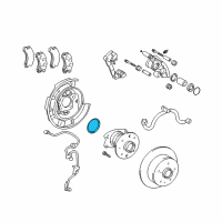 OEM Toyota Camry Wheel Bolt O-Ring Diagram - 90301-63006