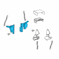 OEM 2018 Ram 1500 Sensor-Ride Height Diagram - 68414985AA