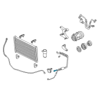 OEM Oldsmobile Intrigue AC Hose Diagram - 19213220