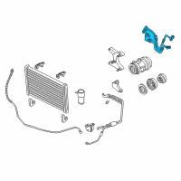 OEM Oldsmobile Intrigue Hose & Tube Assembly Diagram - 19169411