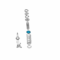 OEM 2003 Infiniti M45 Seal-Rubber, Front Spring Diagram - 54034-AG001