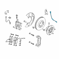 OEM 2016 Ford Transit-150 ABS Sensor Diagram - BK3Z-2C204-B