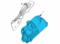 OEM Jeep Grand Wagoneer ENGINE Diagram - 68498776AA