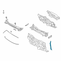 OEM Hyundai Elantra GT Insulator-Fender LH Diagram - 84116-A5000