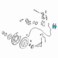 OEM 2015 BMW 428i Gran Coupe Design Retaining Springs Diagram - 34-11-2-359-855