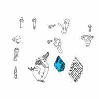 OEM Ford Escape ECM Diagram - HS7Z-12A650-AANP