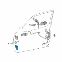 OEM 2000 Toyota RAV4 Lower Hinge Diagram - 68730-22060