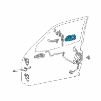 OEM Toyota RAV4 Handle, Outside Diagram - 69210-12160