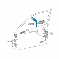 OEM Toyota RAV4 Cylinder & Keys Diagram - 69052-42050