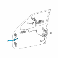 OEM 2000 Toyota RAV4 Check Strap Diagram - 68610-42030