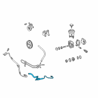 OEM 2000 Toyota Tacoma Return Tube Diagram - 44420-04030