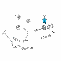 OEM 1997 Toyota 4Runner Reservoir Diagram - 44306-04020