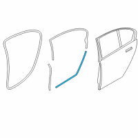 OEM 2012 BMW 750i Seal, Door Gap, Door, Rear Bottom Diagram - 51-35-7-178-017