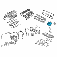 OEM Dodge Charger Pump-Engine Oil Diagram - 5037687AB