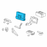OEM 2016 Honda CR-Z Control Unit, Smart Power Diagram - 38329-SZT-A11